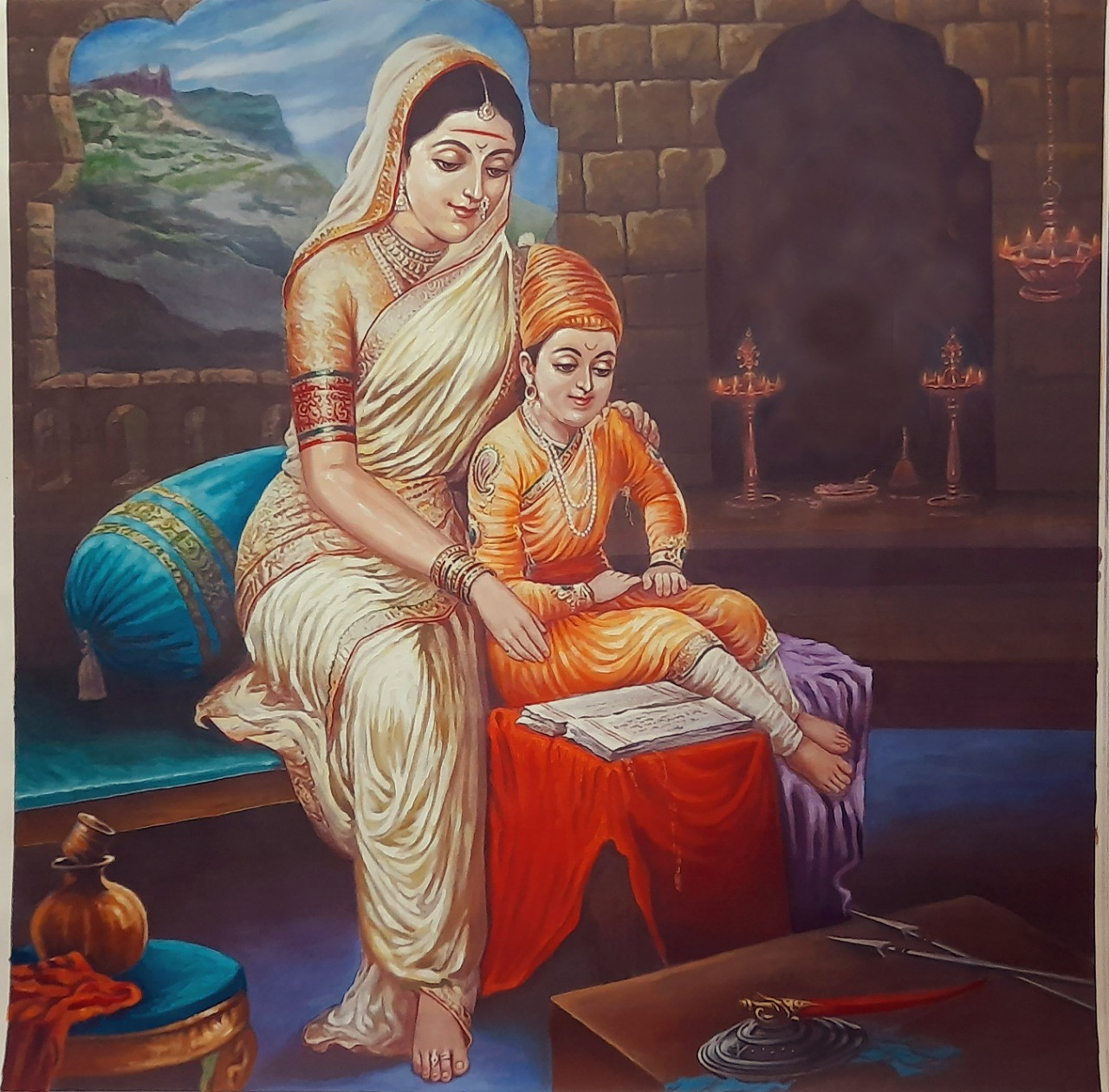 Jija Bai and Shiva ji